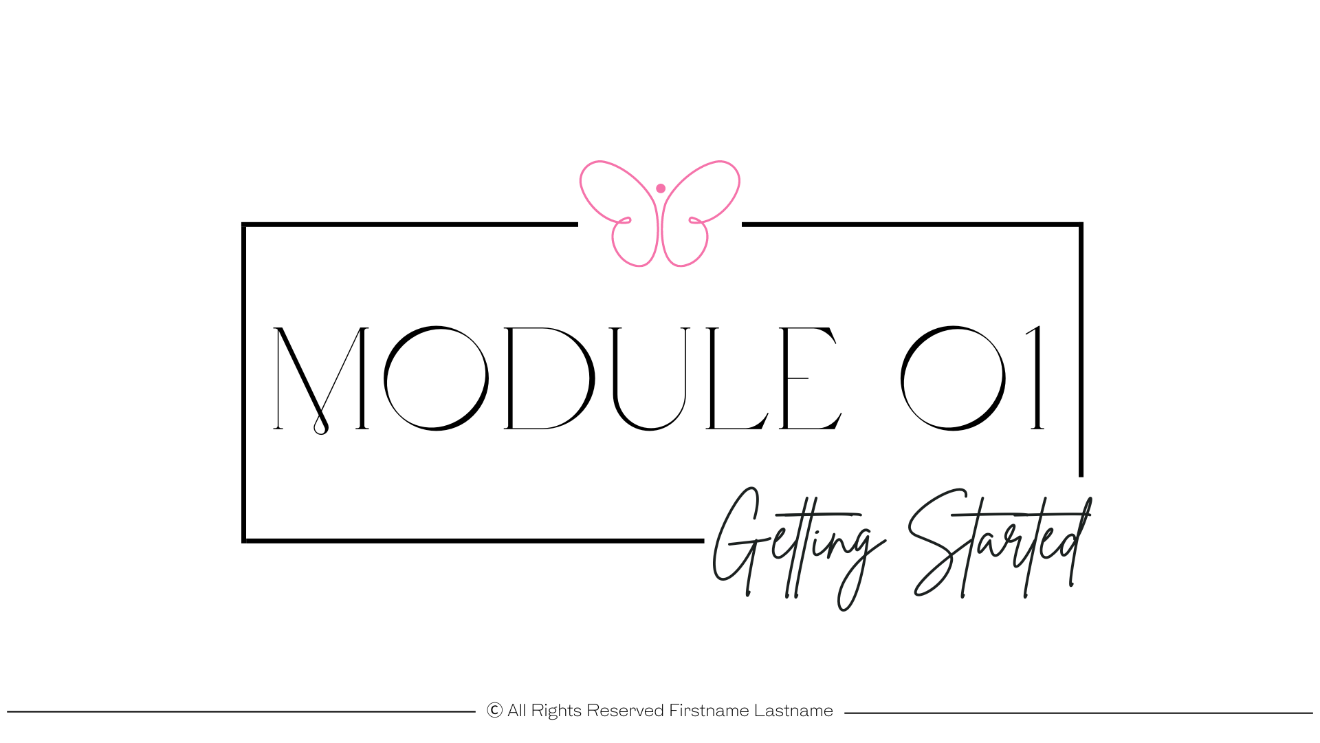 Animated Lesson Intro/Outro Slides