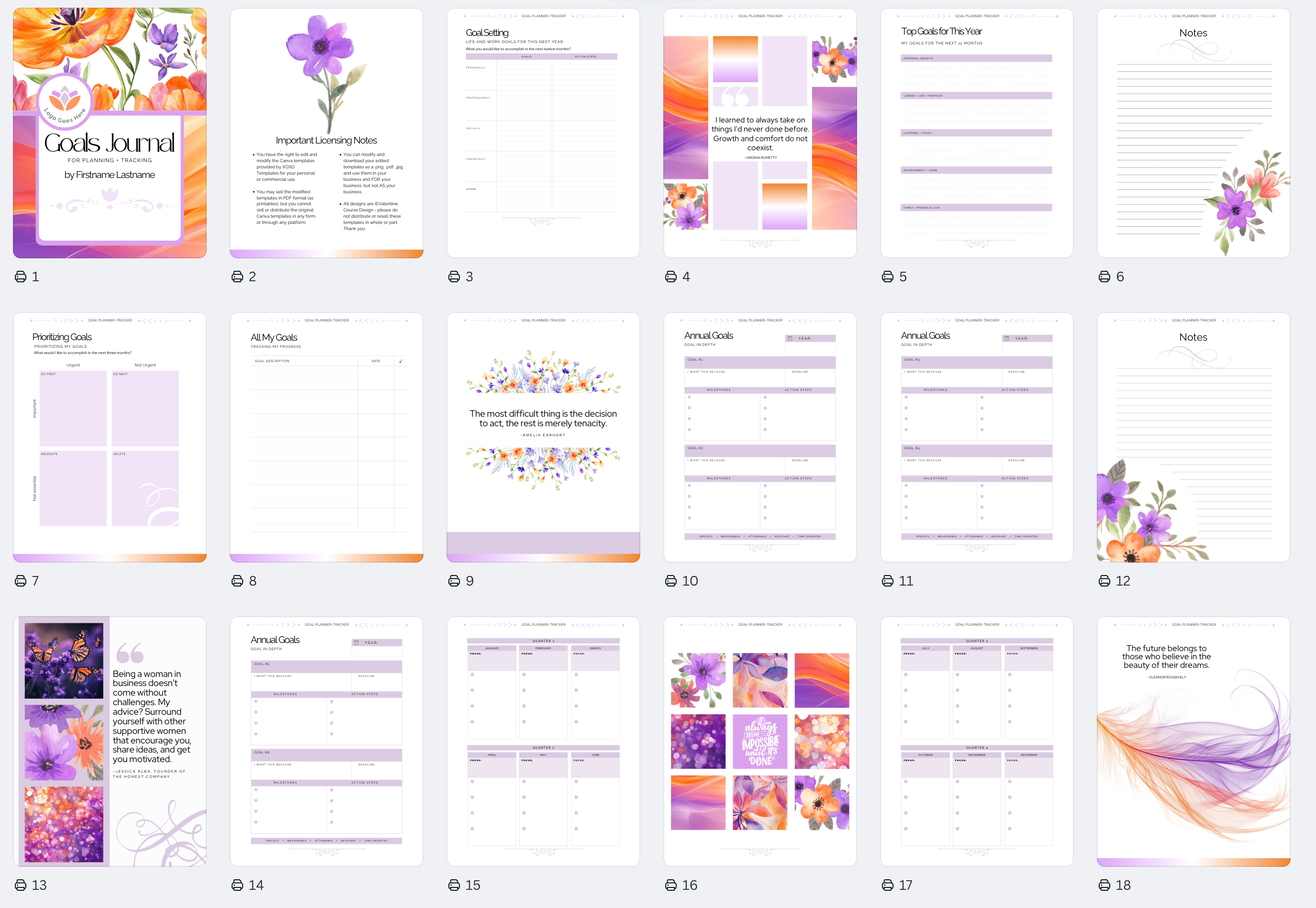Purple and Orange Workshop Kit