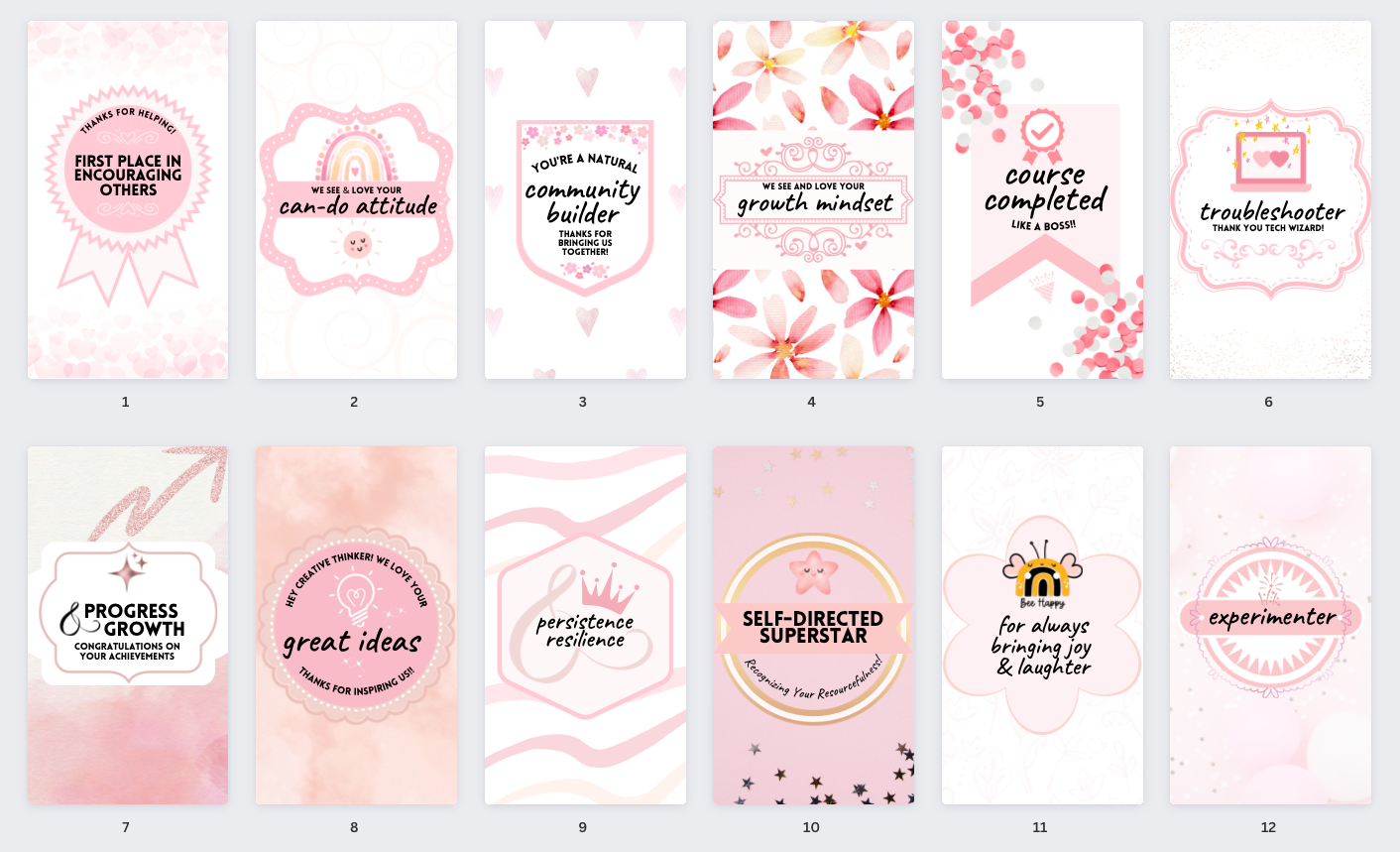 Surprise & Delight Mobile Badges