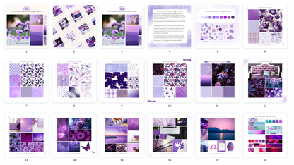 Purple Passion Canva Design Palette