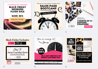 Black Friday Cyber Monday Social Squares