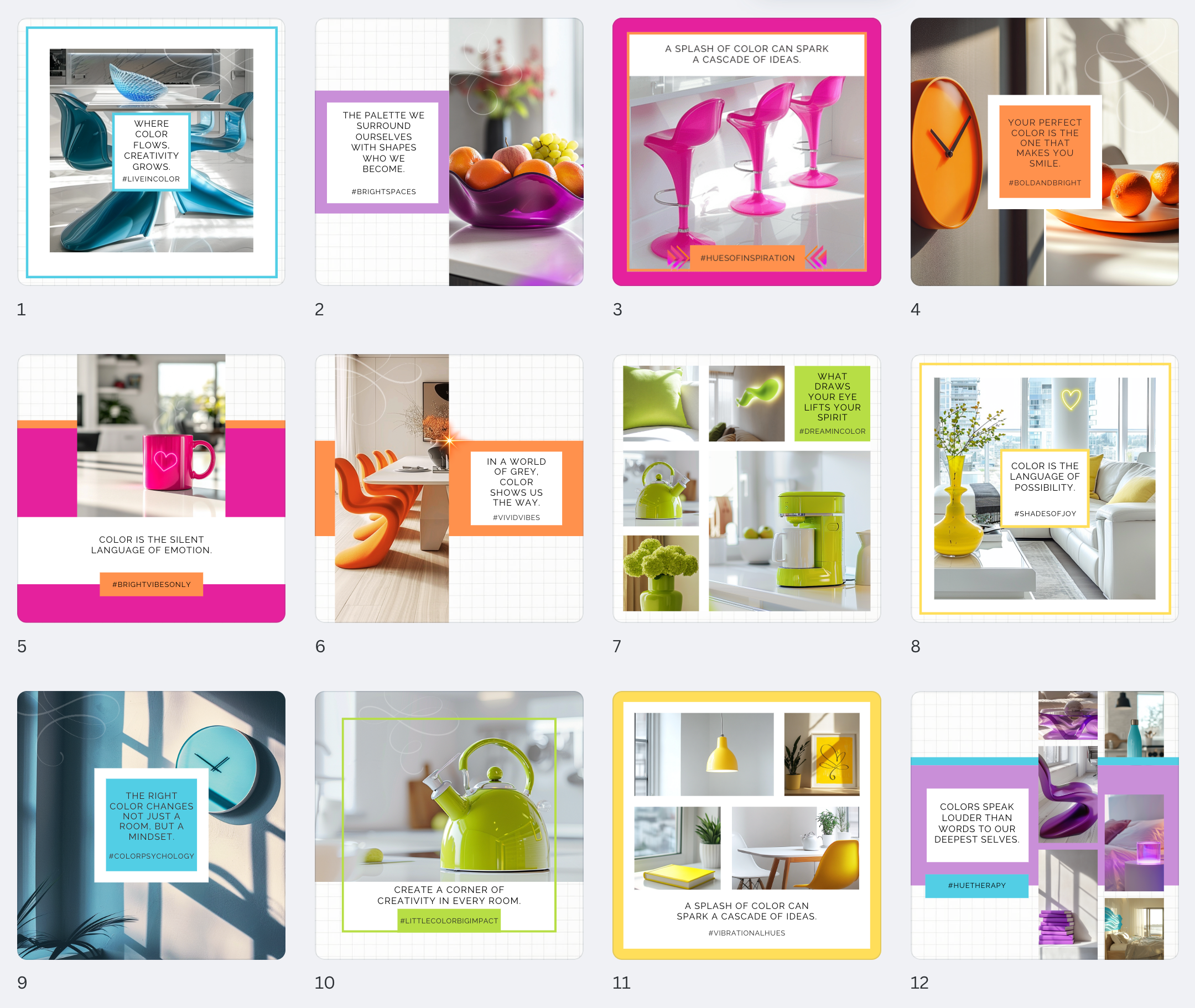 Color Psychology + Creative Spaces