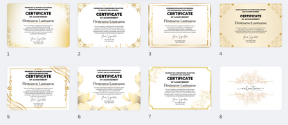 Luxe Certificates