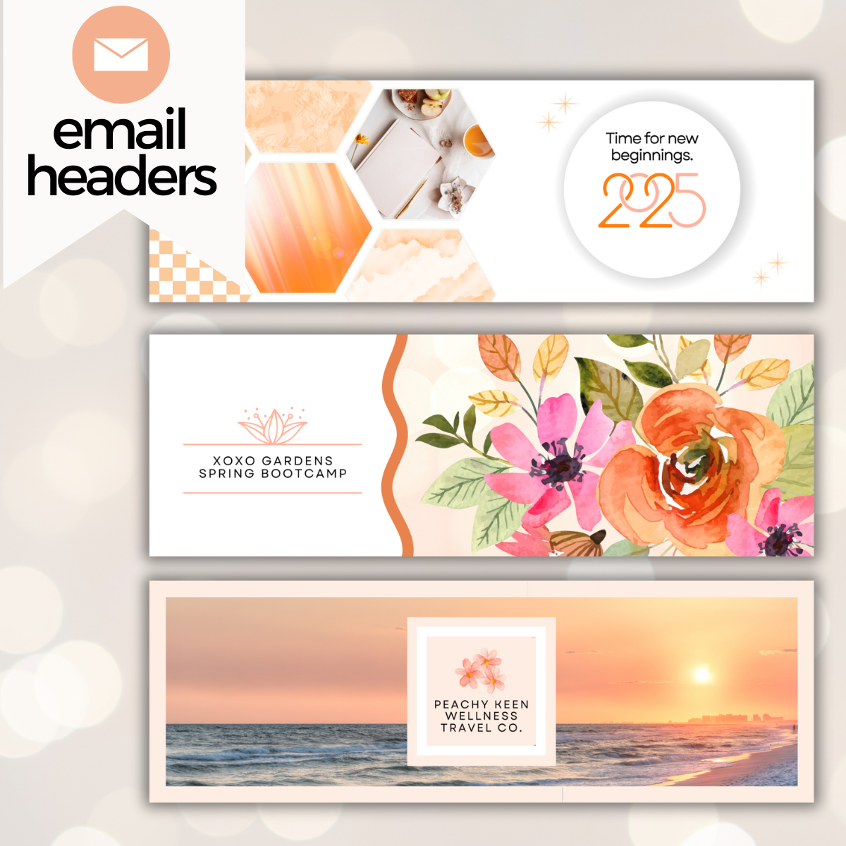 Peachy Email Headers