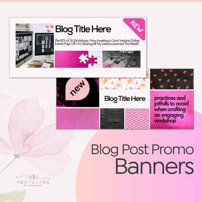Blog Post Promotional Banners