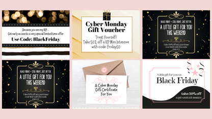 Black Friday Cyber Monday Promo Pack