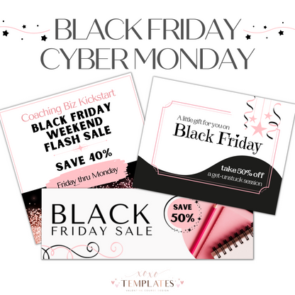 Black Friday Cyber Monday Promo Pack