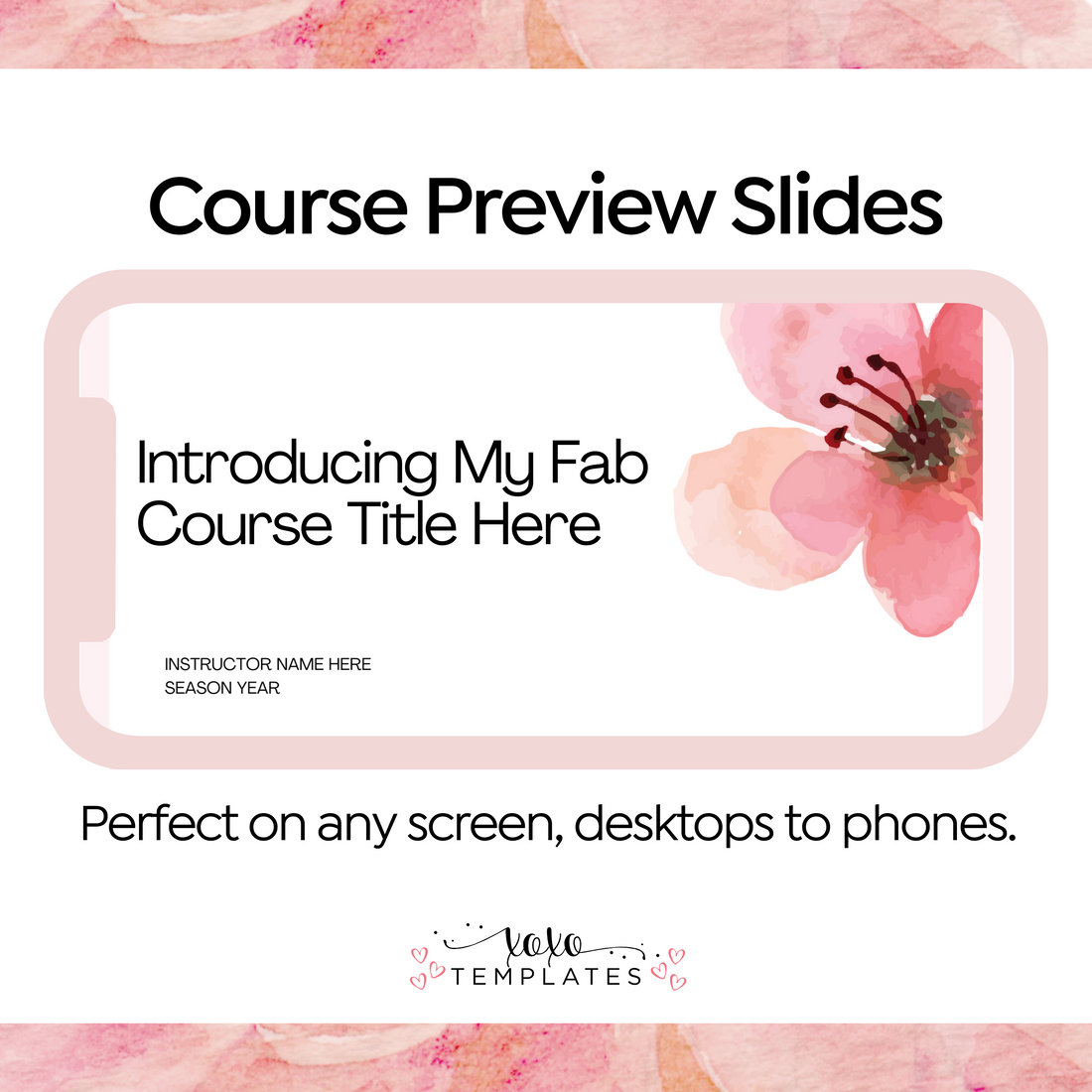 Course Preview Slides: Pink