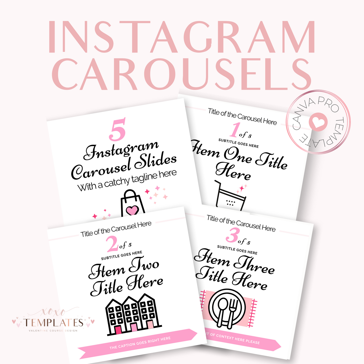 IG Carousels set of 3